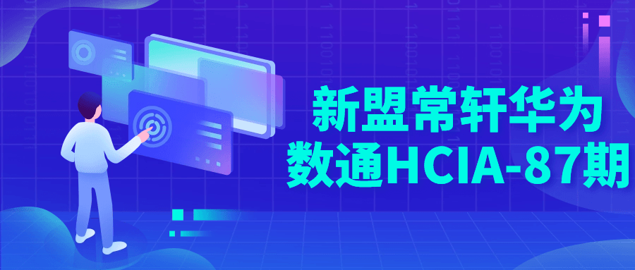 新盟常轩华为数通HCIA-87期-网亿资源平台