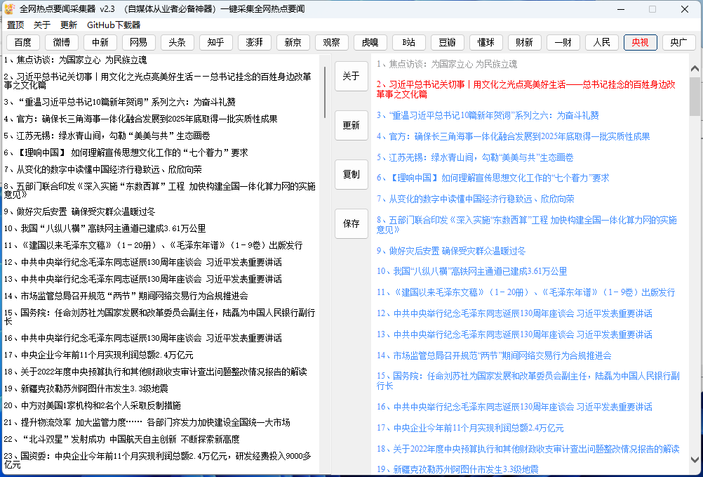 全网热点要闻采集器v2.3-趣奇资源网-第6张图片 全网热点要闻采集器v2.3-趣奇资源网-第6张图片