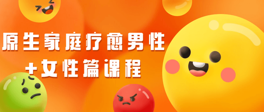 原生家庭疗愈男性+女性篇课程-网亿资源平台