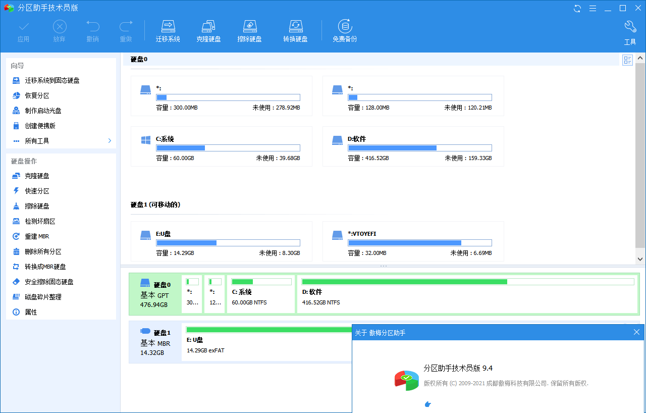 分区助手技术员v10.7.0特别版-网亿资源平台