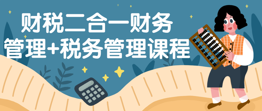 财税二合一财务管理+税务管理课程-网亿资源平台