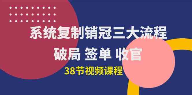 （10171期）系统复制 销冠三大流程，破局 签单 收官（38节视频课）-邪修侠 - 演示