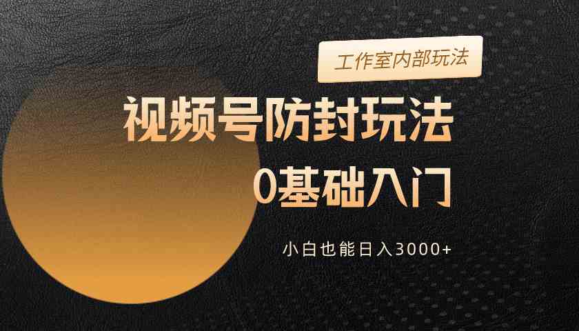 （10107期）2024视频号升级防封玩法，零基础入门，小白也能日入3000+-邪修侠 - 演示
