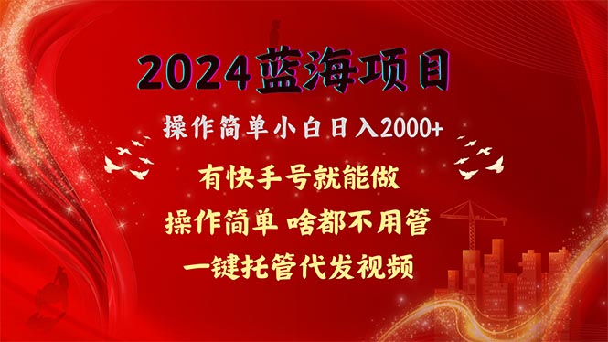 (10693期)2024蓝海项目,网盘拉新,操作简单小白日入2000+,一键托管代发视频,…-邪修侠 - 演示