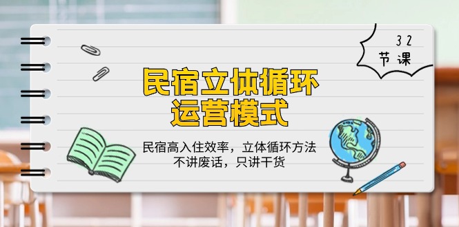 （10284期）民宿 立体循环运营模式：民宿高入住效率，立体循环方法，只讲干货（32节）-邪修侠 - 演示