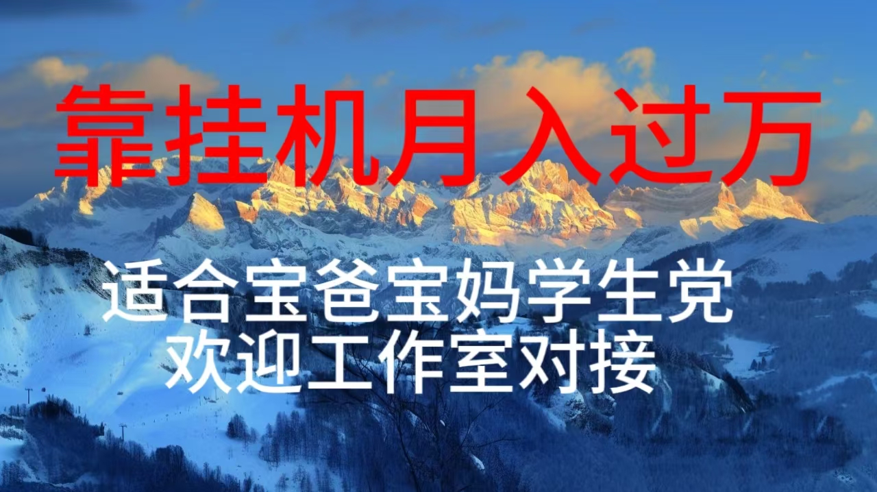 （10714期）每天躺着日入几百挂机项目，适合宝爸宝妈学生党工作室对接-邪修侠 - 演示