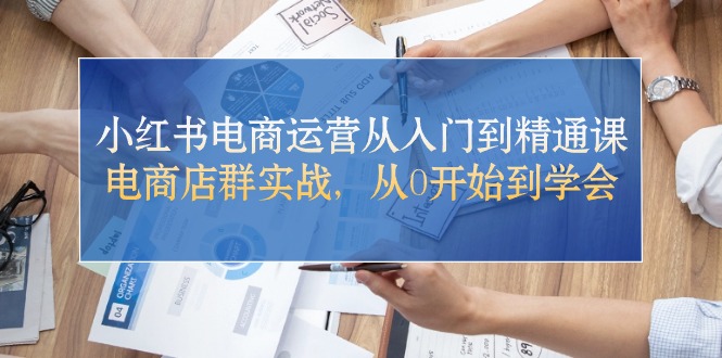 (10937期)小红书电商运营从入门到精通课,电商店群实战,从0开始到学会-邪修侠 - 演示
