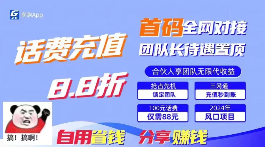 （11083期）88折冲话费，立马到账，刚需市场人人需要，自用省钱分享轻松日入千元，…-邪修侠 - 演示