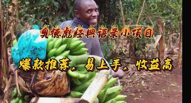 （11030期）奥德彪经典语录小项目，爆款推荐，易上手，收益高-邪修侠 - 演示
