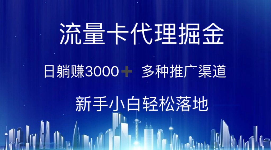 （10952期）流量卡代理掘金 日躺赚3000+ 多种推广渠道 新手小白轻松落地-邪修侠 - 演示