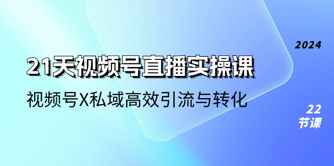 （10966期）21天-视频号直播实操课，视频号X私域高效引流与转化（22节课）-邪修侠 - 演示