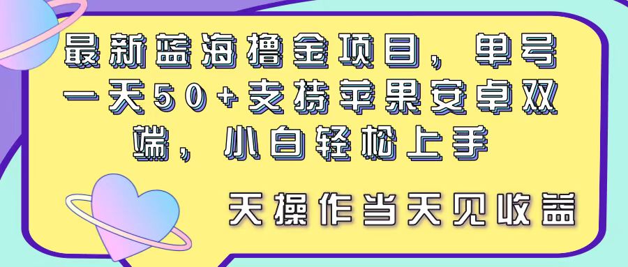 （11290期）最新蓝海撸金项目，单号一天50+， 支持苹果安卓双端，小白轻松上手 当…-邪修侠 - 演示