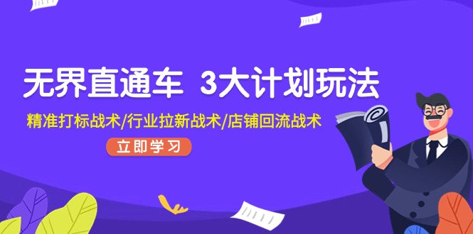 (11304期)无界直通车 3大计划玩法,精准打标战术/行业拉新战术/店铺回流战术-邪修侠 - 演示