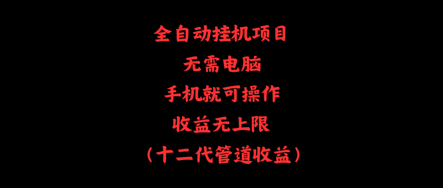 （11505期）全自动挂机项目，无需电脑，手机就可操作，收益无上限-邪修侠 - 演示