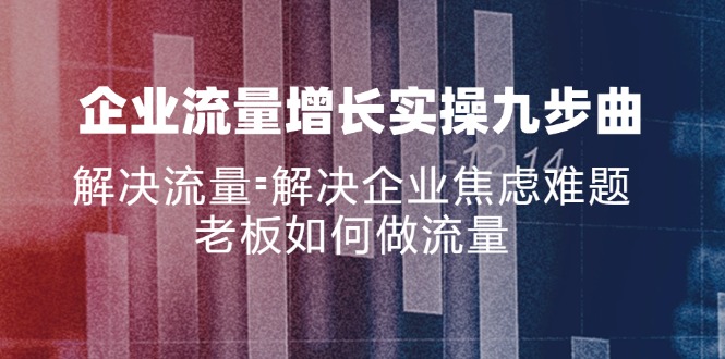 （11822期）企业流量增长实战九步曲，解决流量=解决企业焦虑难题，老板如何做流量-邪修侠 - 演示
