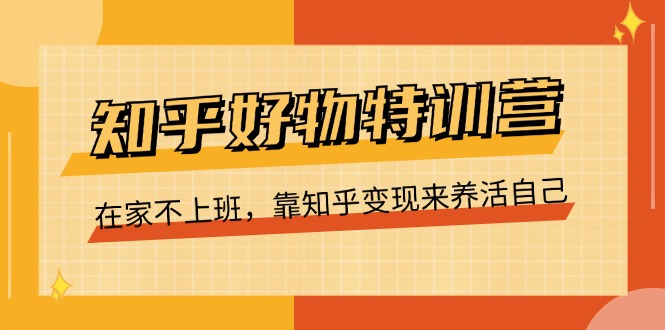 (11369期)知乎好物特训营,在家不上班,靠知乎变现来养活自己(16节)-邪修侠 - 演示