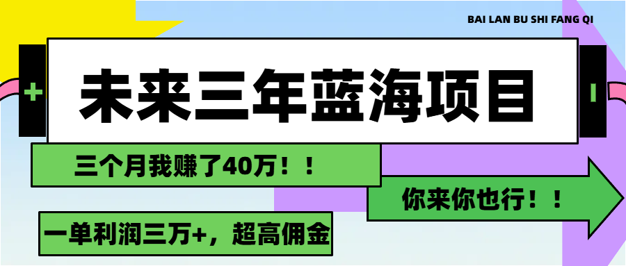 （11716期）未来三年，蓝海赛道，月入3万+-邪修侠 - 演示