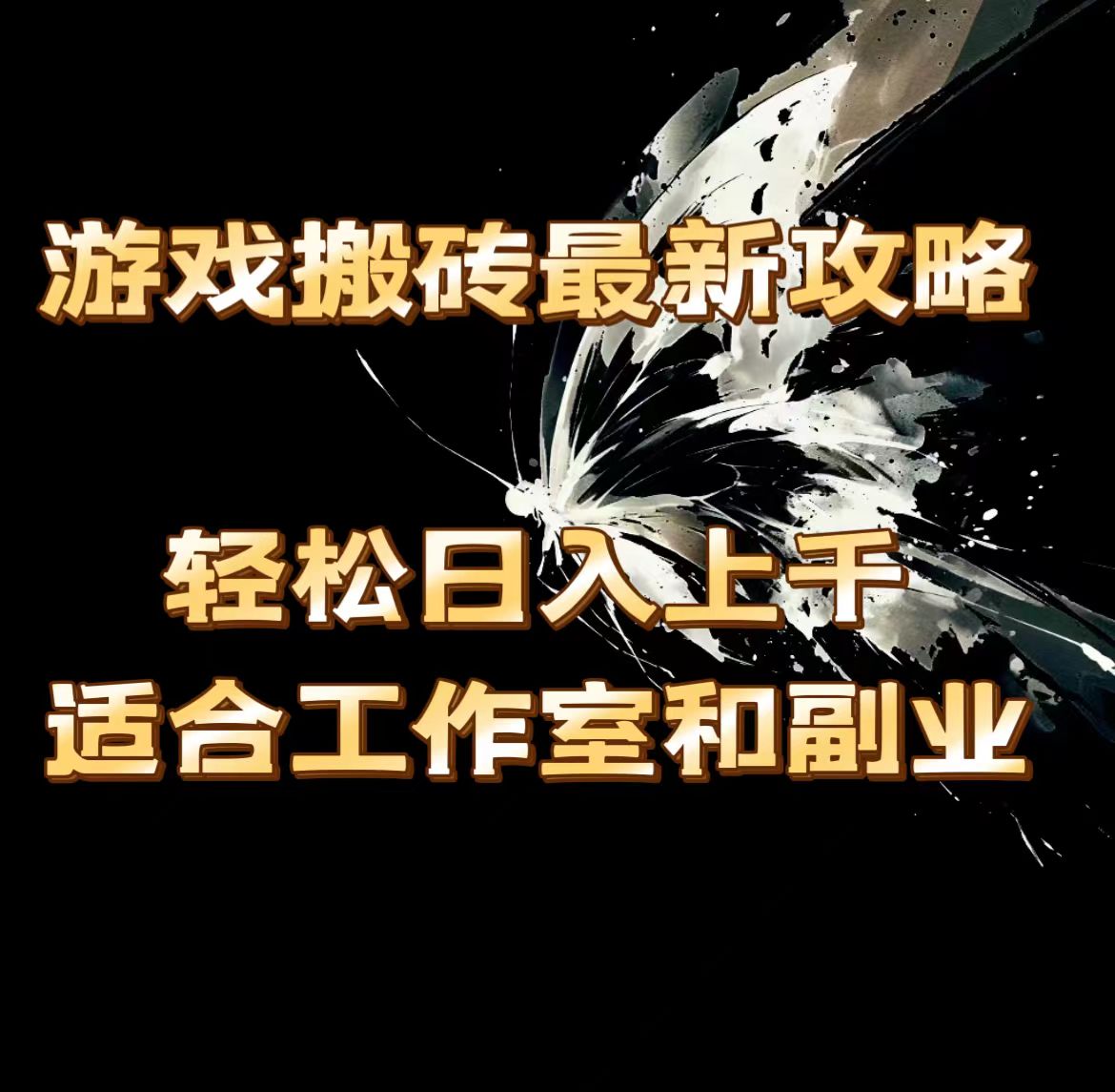 （11662期）游戏搬砖最新攻略，轻松日入上千，适合工作室和副业。-邪修侠 - 演示