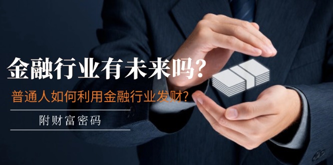 （11499期）某付费文章：金融行业有未来吗？普通人如何利用金融行业发财?(附财富密码)-邪修侠 - 演示
