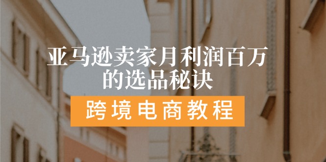 （11456期）亚马逊卖家月利润百万的选品秘诀: 抓重点/高利润/大方向/大类目/选品…-邪修侠 - 演示