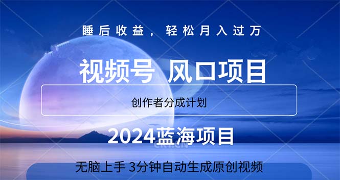 (11388期)2024蓝海项目,3分钟自动生成视频,月入过万-邪修侠 - 演示