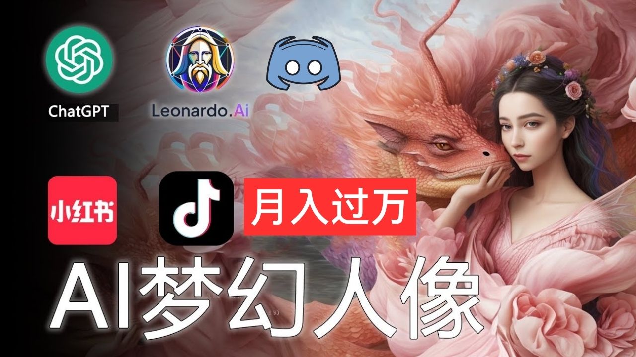 (11575期)AI摄影梦幻人像:零基础也能月入过万的秘密-邪修侠 - 演示