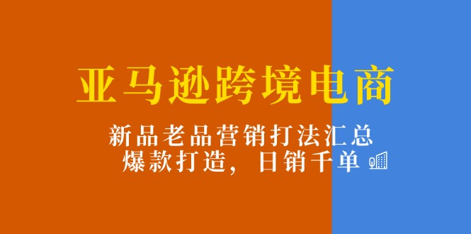 （11433期）亚马逊跨境电商：新品老品营销打法汇总，爆款打造，日销千单-邪修侠 - 演示