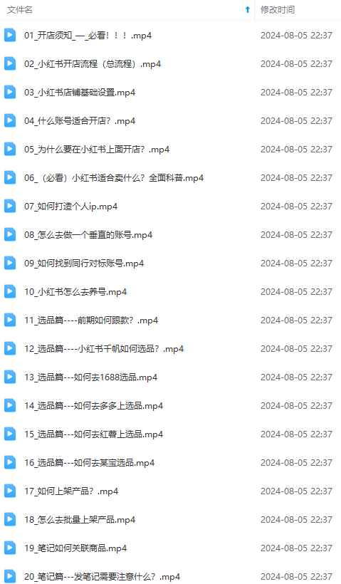 图片[1]-（12003期）2024小红书电商实战课：全体系打造 全方位梳理 小红书电商逻辑体系 (42节)-邪修侠