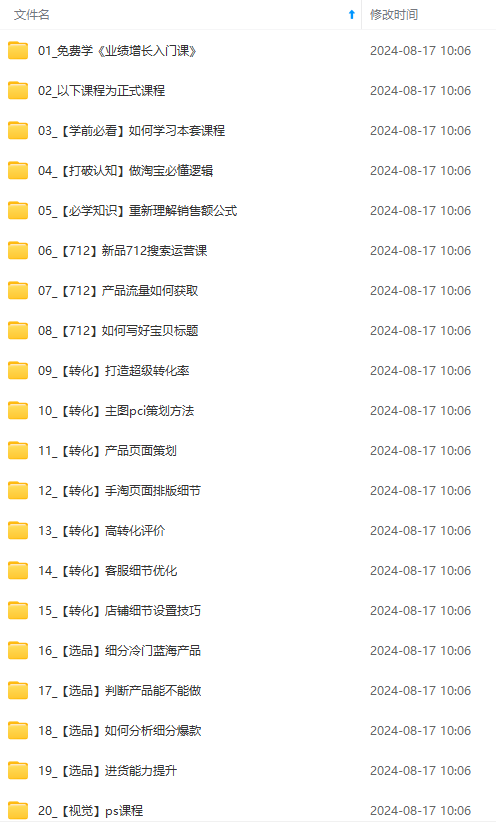 图片[1]-（12186期）淘系运营实战班：市场分析、定位、定价、引流、产品策划，爆品打造-邪修侠 - 演示