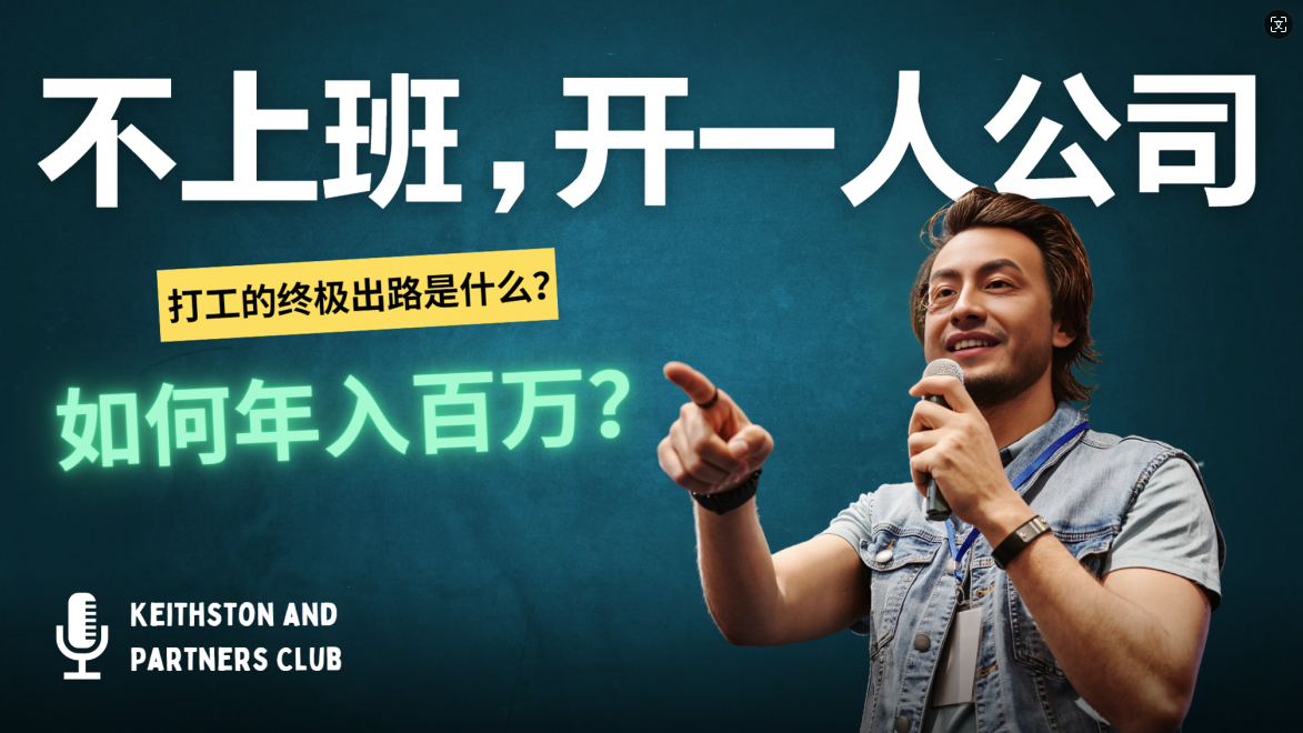 （12647期）不上班，开一人公司，如何年入百万？-网亿资源平台