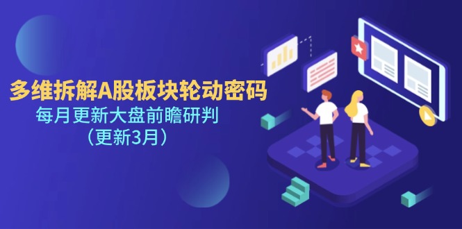 （14213期）多维拆解A股板块轮动密码，每月更新大盘前瞻研判（更新3月）-网亿资源平台