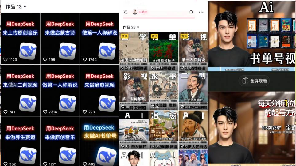 (14284期)Deep seek项目拆解+卡通数字人25年4月新玩法日引200+创业粉十分钟一条…-网亿资源平台