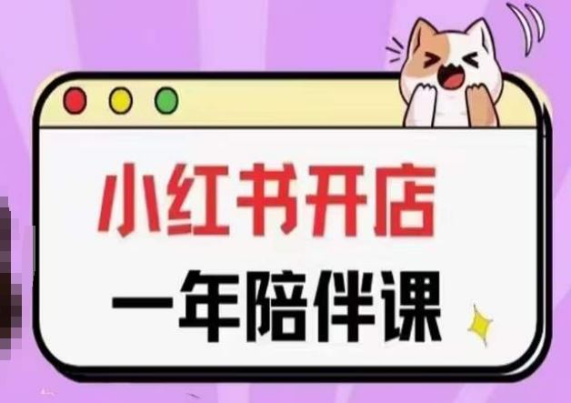 三九小红书开店一年陪伴课(更新)，从0到1玩赚小红书开店-网亿资源平台