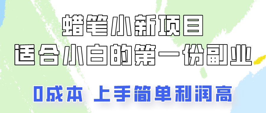 蜡笔小新项目拆解，0投入，0成本，小白一个月也能多赚3000+-网亿资源平台