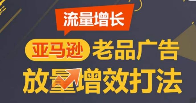亚马逊流量增长-老品广告放量增效打法，循序渐进，打造更多TOP listing-网亿资源平台