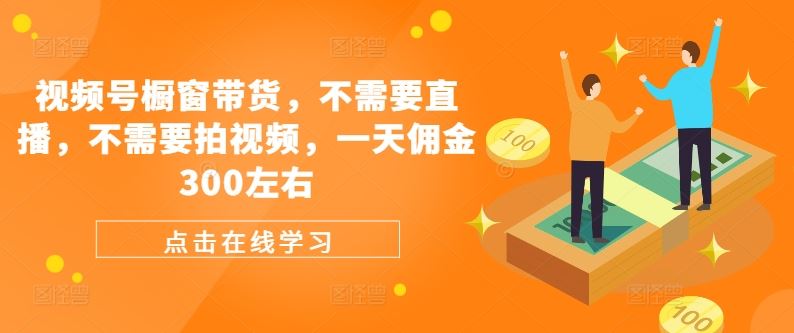 视频号橱窗带货，不需要直播，不需要拍视频，一天佣金300左右-邪修侠 - 演示