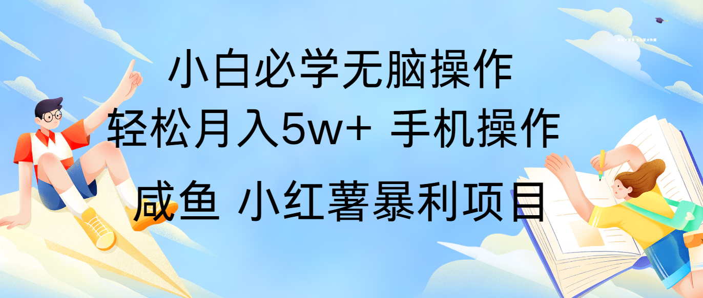 全网首发2024最暴利手机操作项目，简单无脑操作，每单利润最少500+-网亿资源平台