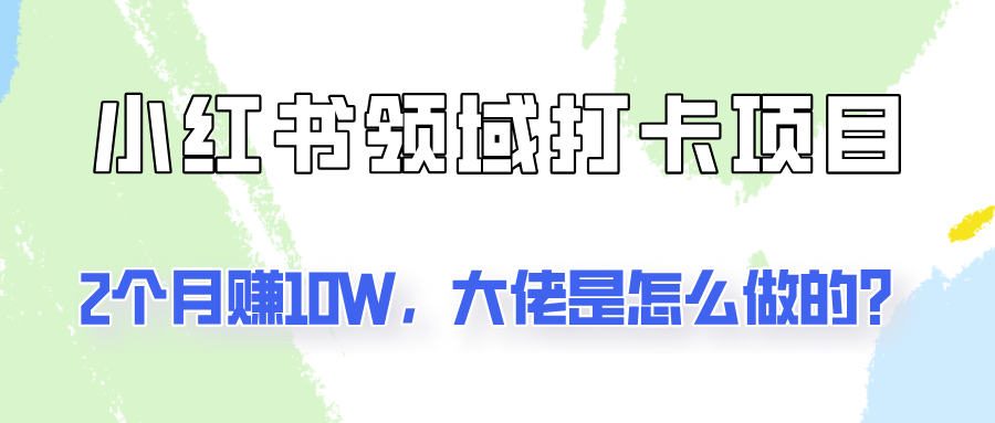 通过小红书领域打卡项目2个月赚10W，大佬是怎么做的？-邪修侠 - 演示