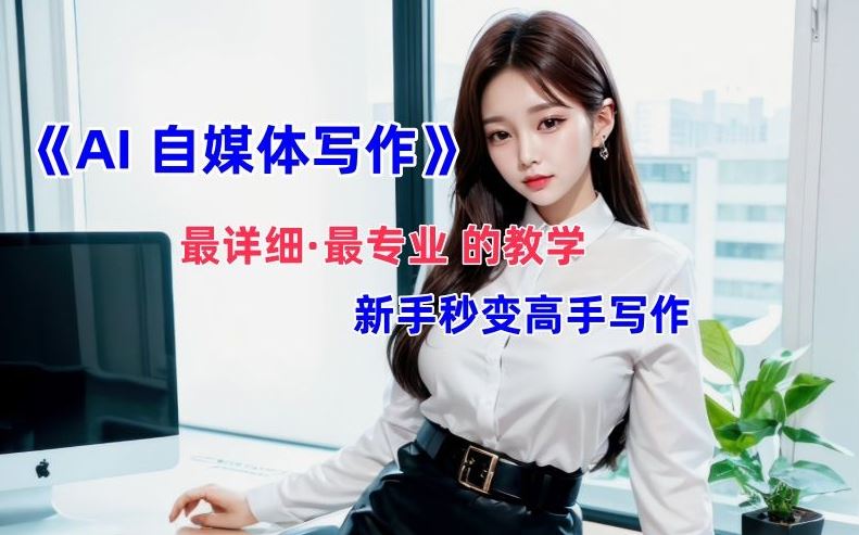 AI自媒体文章创作全网最详细教程，新手秒变写作高手，多方位发展-网亿资源平台