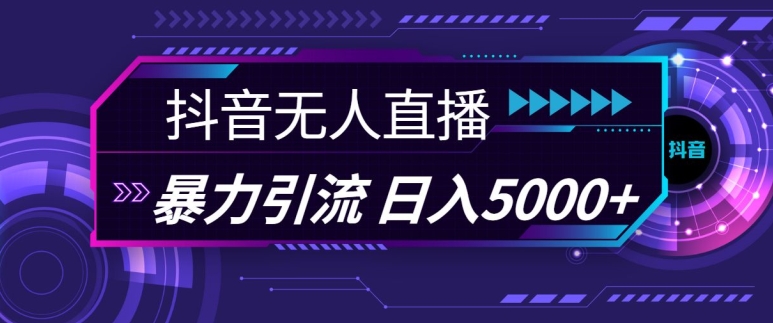 抖音快手视频号全平台通用无人直播引流法，利用图片模板和语音话术，暴力日引流100+创业粉【揭秘】-网亿资源平台