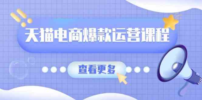 天猫电商爆款运营课程，爆款卖点提炼与流量实操，多套模型全面学习-网亿资源平台