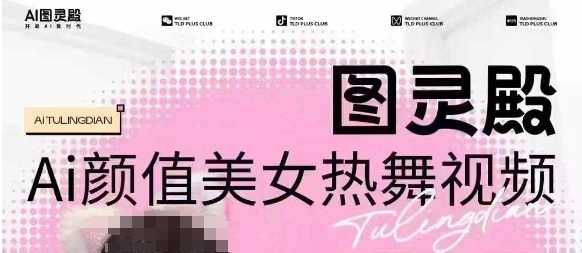 全网首发，原价988图灵殿AI颜值美女热舞视频，云端生图，轻松过原创-皓哥创业笔记