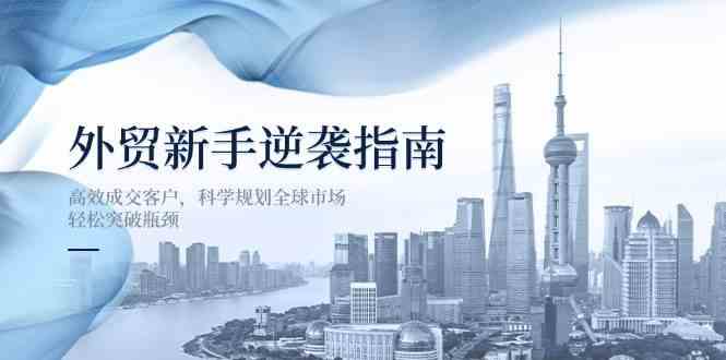 外贸新手逆袭指南：高效成交客户，科学规划全球市场，轻松突破瓶颈-网亿资源平台