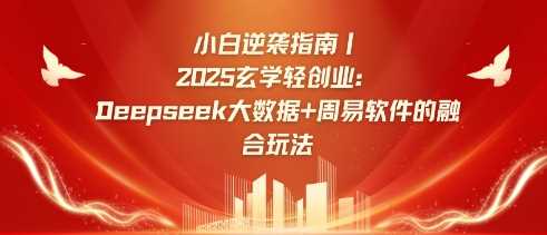 小白逆袭指南，2025玄学轻创业：Deepseek大数据+周易算法的融合玩法-网亿资源平台