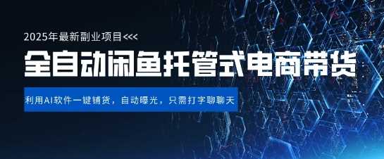 【闲鱼全自动电商带货】三年磨一剑，一朝露锋芒，长期稳定项目，单日稳定变现5张【揭秘】-网亿资源平台