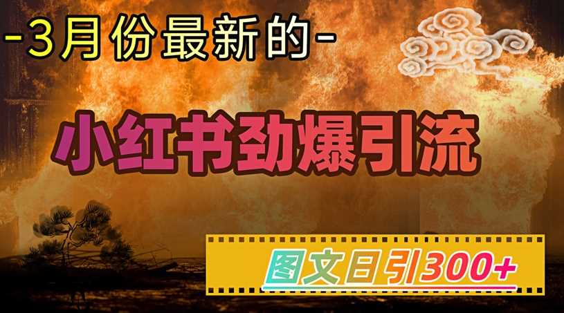 小红书超劲爆引流手段,图文日引300+轻松变现1W-皓哥创业笔记