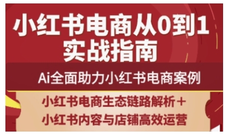 2025小红书电商全链路运营,Ai全面助力小红书电商案例-邪修侠 - 演示
