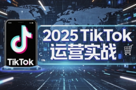 2025TikTok电商运营，掌握TikTok店铺运营核心技巧，实现低成本高转化-网亿资源平台