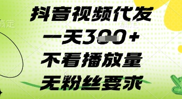 抖音视频代发一天3张+，不看播放量，无粉丝要求【揭秘】-邪修侠 - 演示