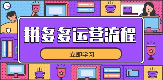 （14503期）拼多多运营流程，从选品到流量，全链路运营技巧，助力店铺爆单-网亿资源平台